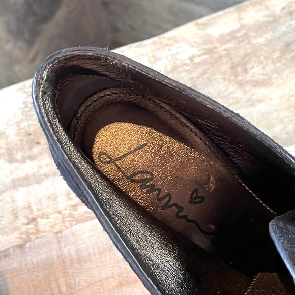 Lanvin Black Suede Platform Booties - Picture 8 of 8